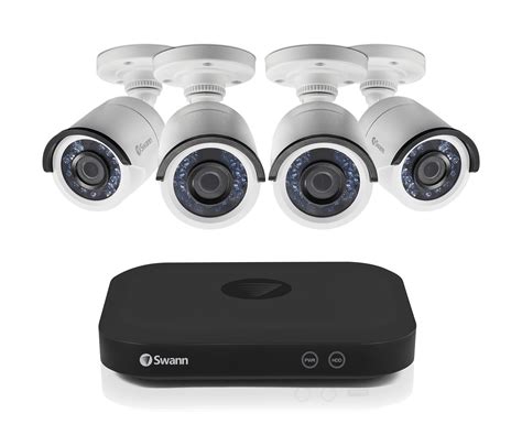 Swann 8 Channel Security System: 5MP Super HD DVR with 2TB HDD & 4 x ...