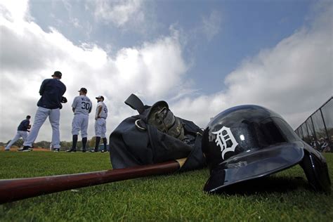 The Detroit Tigers Hold A Spring Training Baseball Workout In Lakeland Fl Spring Training