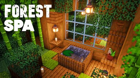 Easy Minecraft Forest SPA How To Build A House Tutorial 2 YouTube