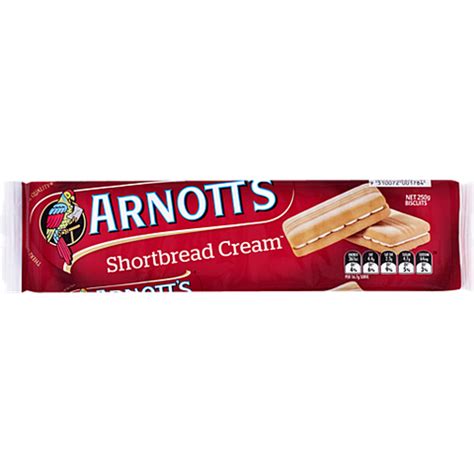 Arnotts Shortbread Cream 250g