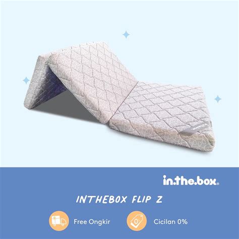 Jual Kasur Lipat Lantai IN THE BOX FLIP Z Gratis Bantal Tas Kasur