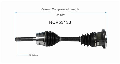 Nissan Cv Axle Assembly Front Ncv Gsp North America