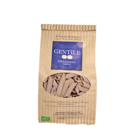 Gentile Pasta Penne Rigate Whole Grain G Dolce Salato