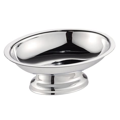 Basic Collection Polished Stainless Steel Pedestal Soap Dish