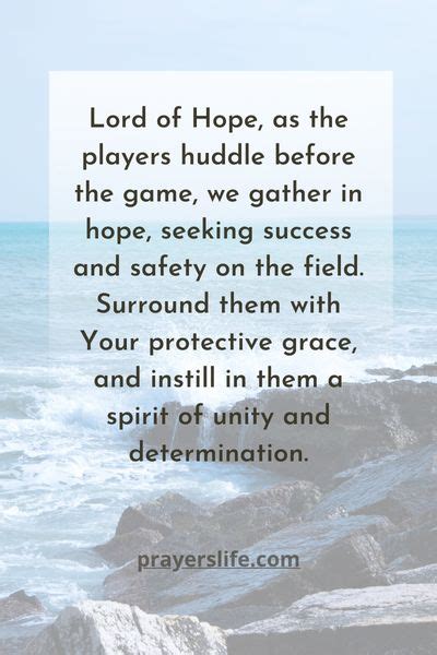 Powerful Prayer For Football Games Success And Safety