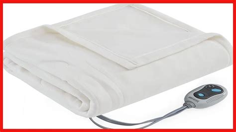 Bon produit Beautyrest Couverture électrique polaire chauffante Wrap