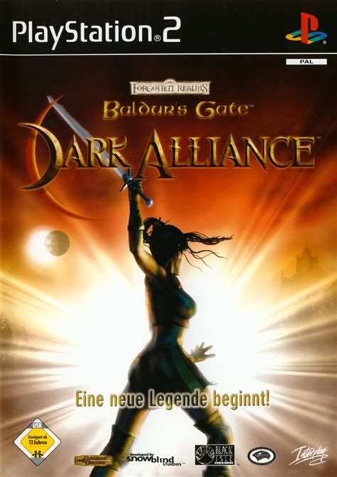 Baldur's Gate: Dark Alliance (2001) PlayStation 2 box cover art - MobyGames