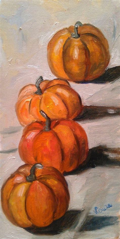 Painting Pumpkin Still Life Google Search Pumpkin Canvas Painting