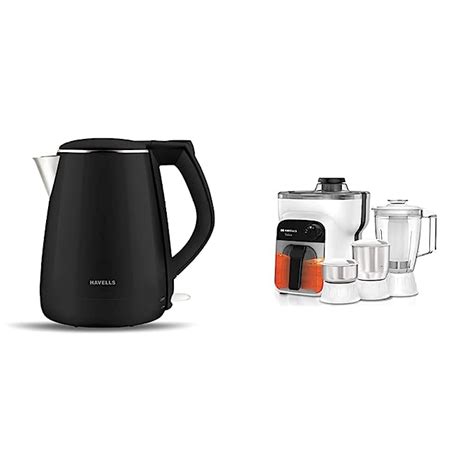 Buy Havells Aqua Plus 1 2 Litre Double Wall Kettle 304 Stainless