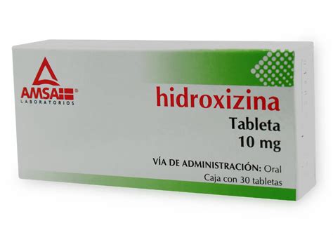 Hidroxizina 10mg 30tab Amsa Flosamed