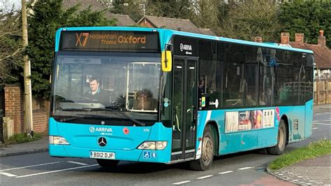 NICE ECOMAT BD12 DJF Mercedes Benz Citaro Arriva X9 Aylesbury