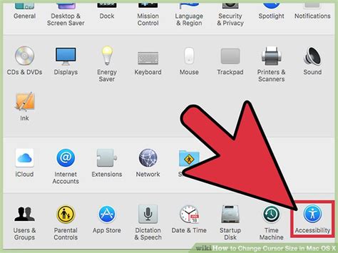 How to Change Cursor Size in Mac OS X: 9 Steps (with Pictures)