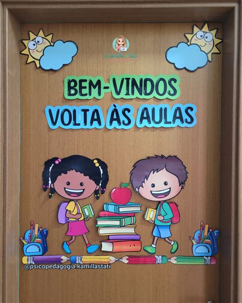 Decora O De Porta Volta S Aulas Psicopedagoga Kamilla Stati