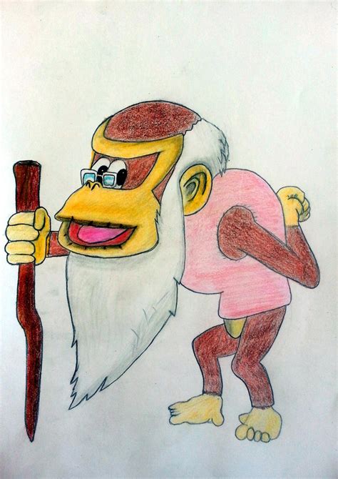 Cranky Kong by Hiwii on DeviantArt