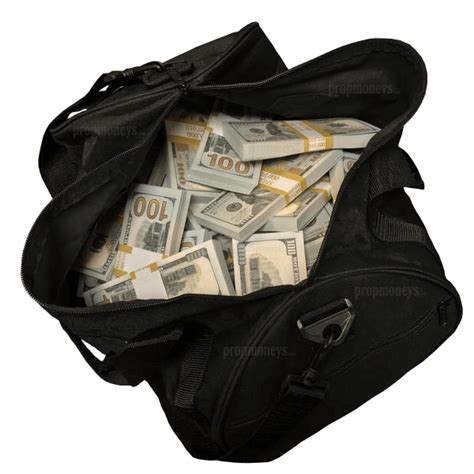 $500,000 New Series Full Print Stacks Duffle Bag | PropMoney.com