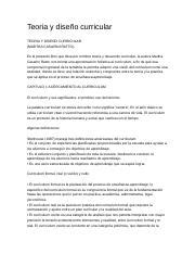 Activdad 4 3 Docx Teoria Y Dise U00f1o Curricular TEORIA Y DISE