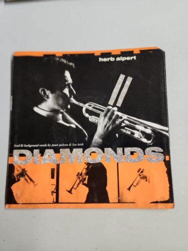 Herb Alpert Diamonds Record Sleeve Only 45rpm 7” Aa12 Ebay