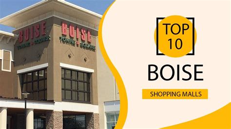 Top Shopping Malls To Visit In Boise Idaho Usa English Youtube