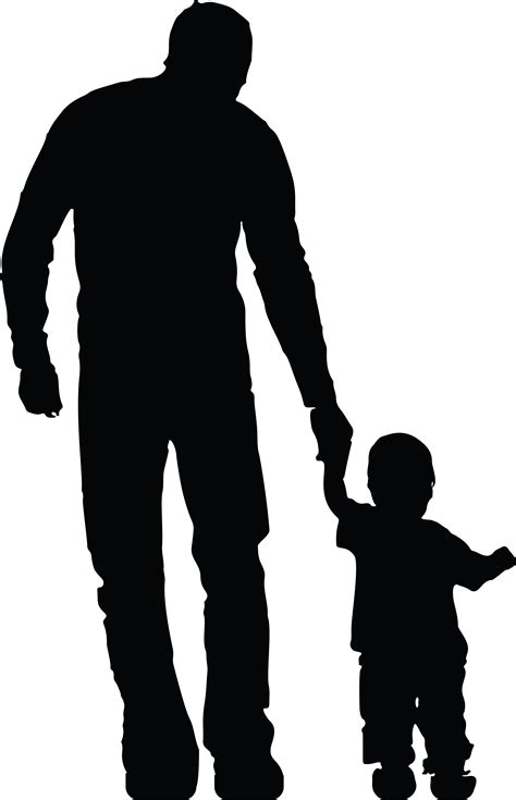 Free Clipart Dad Walking With Son And Daughter Svg Svg Png Eps Dxf File