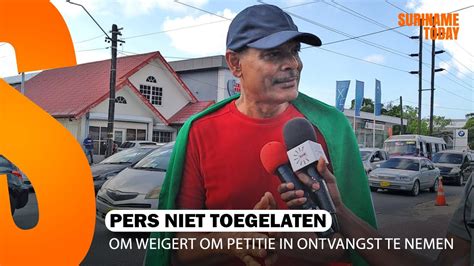 Ondersteuningsactie Marcel Oostburg Suriname Today Youtube