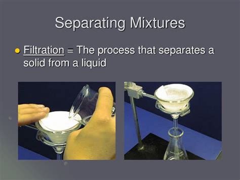 Methods Of Separating Mixtures Grade 7 Ppt