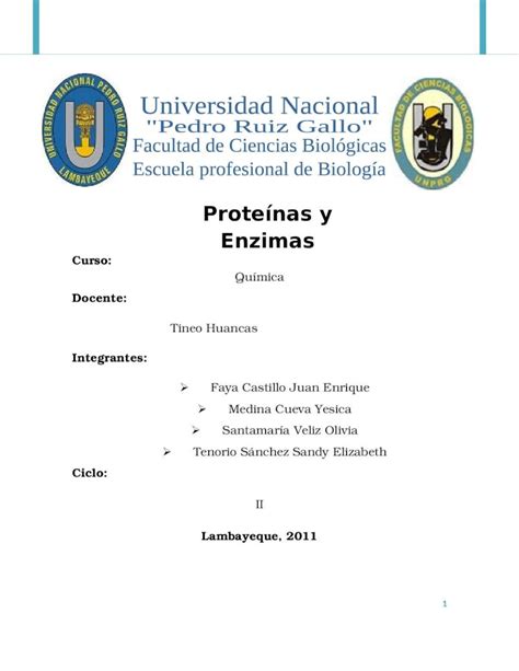 Docx Monografia De Proteinas Y Enzimas Pdfslide Net