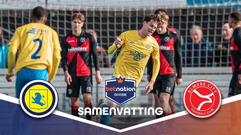 GEWELDIGE VRIJE TRAP FC Lisse Vs Jong Almere City Samenvatting