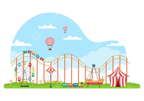 Carnival Fair Vector Hd Images Summer Fair With Carnival Vector And