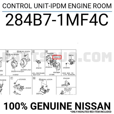 Control Unit Ipdm Engine Room B Mf C Nissan Parts Partsouq