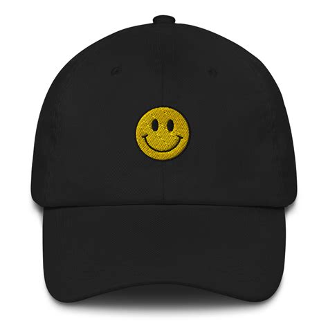 smiley face cap frat caps