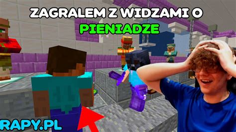 ZAGRAŁEM Z WIDZAMI O PIENIADZE NA BOXPVP RAPY PL LOSOWANIE 100