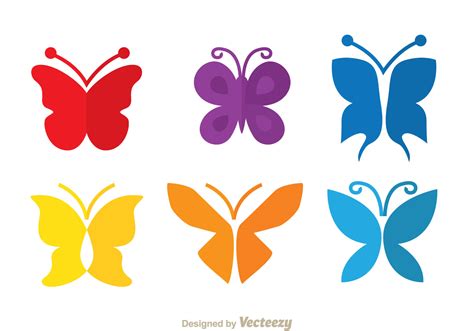 Colorful Butterfly 99973 Vector Art at Vecteezy