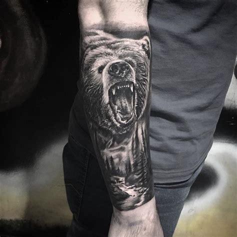 Pin De Bruna Em Tatooo Tattoo Ursos Tatuagens Urso Pardo Tatto Urso