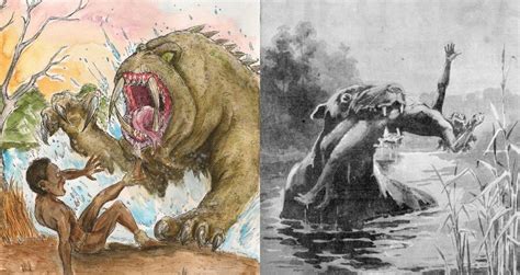 The Bunyip The Human Eating Monster Of Australian Legend