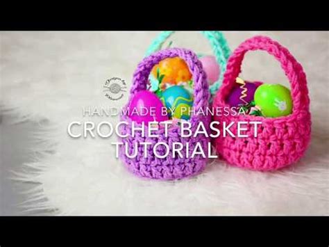 Handmade By Phanessa Crochet Mini Basket