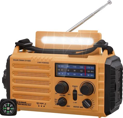 Radio Solar Radio De Emergencia Port Til Con Manivela Radio Dynamo