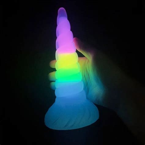 Dildo Arcoiris Unicornio Neon Dildos Y Consoladores Mil Antojos Sex