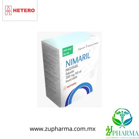 NIMARIL PACLITAXEL SOL INY 300 MG 50 ML Zupharma