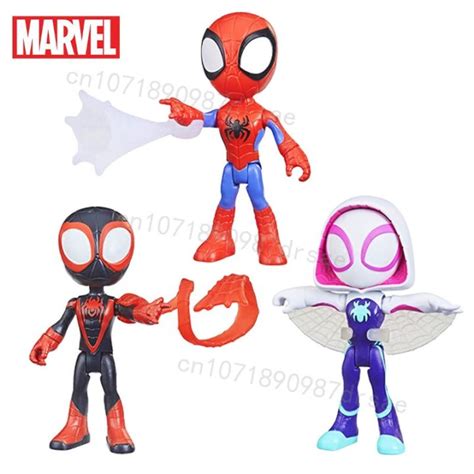 Marvel Spiderman Action Figures Spidey And His Amazing Friends The