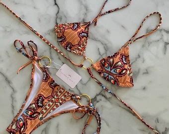 Paisley Bikini Etsy