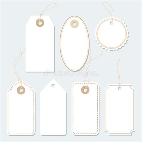 Set Of Blank Vintage Frames Tags And Labels S Stock Vector