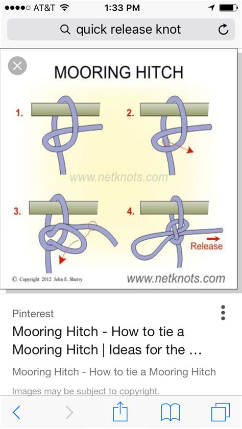 Quick Release Knot Knots Quick Release Knot Strong Knots