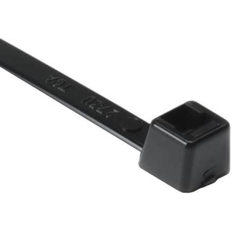 Hellermanntyton T50r0c2 8 Cable Tie Ul Rated 50lb Tensile Strength Pa66 100 Pack Black