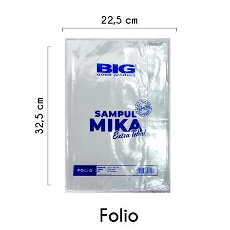 Jual Big Sampul Buku Plastik Mika Tebal 60 Mikron Ukuran Boxy Kwarto