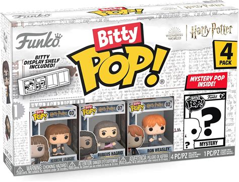 Funko Bitty POP: Harry Potter - Hermione in robe 4PK : Amazon.it ...