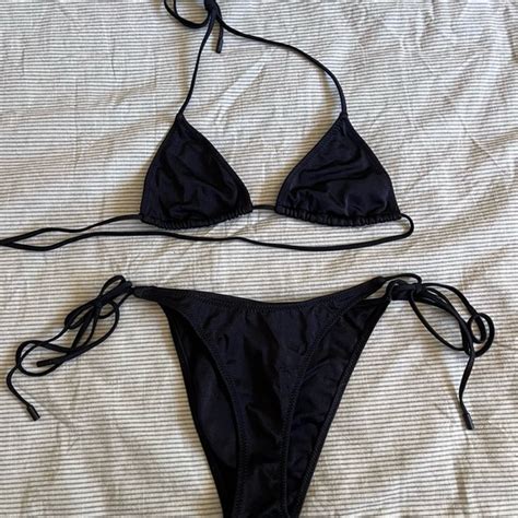 Triangl Swimwear Swim Ebony Black Triangl Vinca Bikini Poshmark