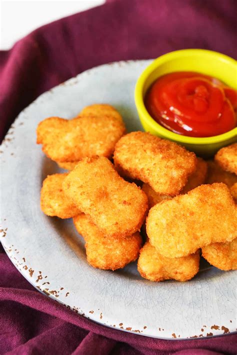 Air Fryer Frozen Chicken Nuggets Recipe Pip And Ebby