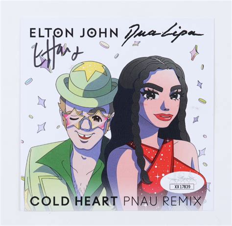 Elton John Signed "Cold Heart (Pnau Remix)" CD Album (JSA) | Pristine ...