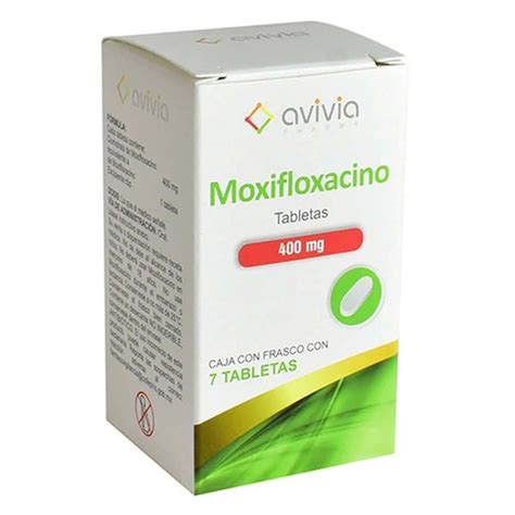 MOXIFLOXACINO TAB 400 MG CAJA C FCO C 7