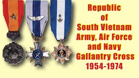 Republic Of Vietnam Army Air Force And Navy Cross Of Gallantry 1950